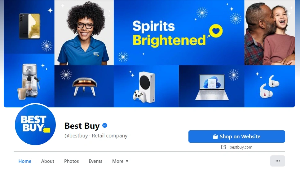 Facebook Shop Home - Best Buy 