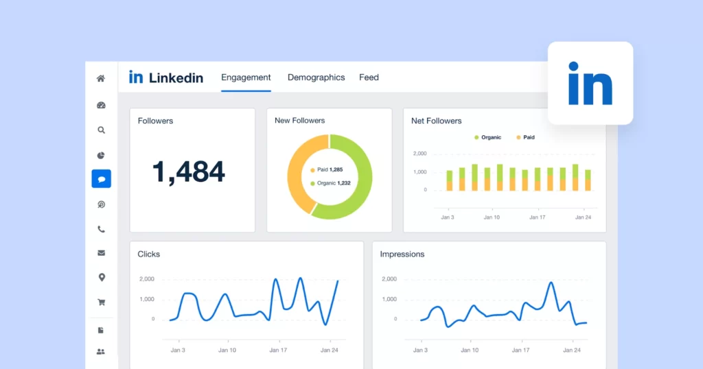 LinkedIn Dashboard And Reports - Analytics Tool LinkedIn 