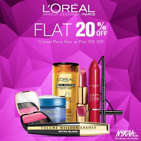 Nykaa - Flat 20% Off