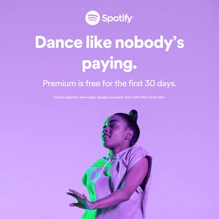 Spotify Premium is Free for the First 30 Days 