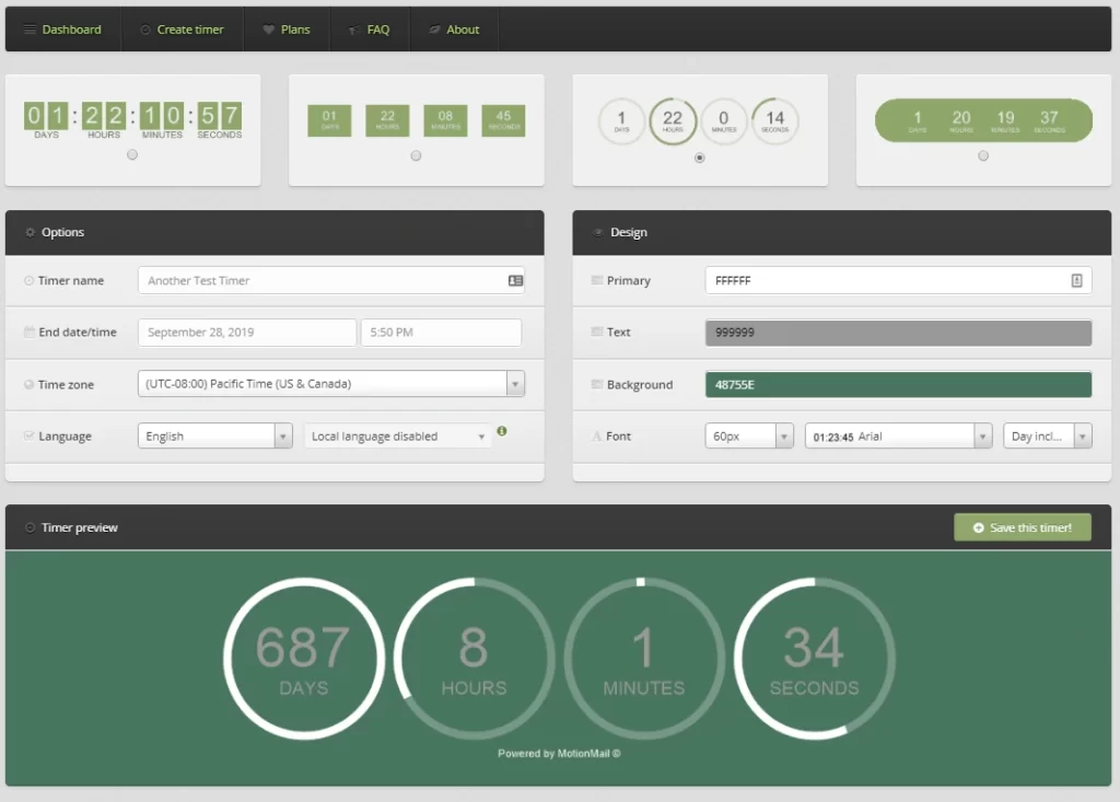 Countdown Timer to Your Emails - Motion Mail