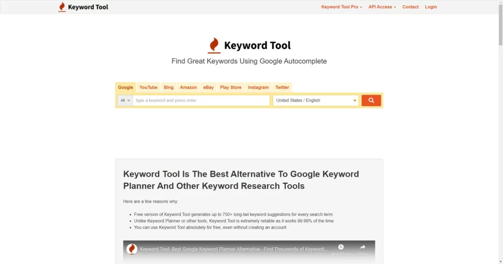 Free Keyword Research Tool for SEO